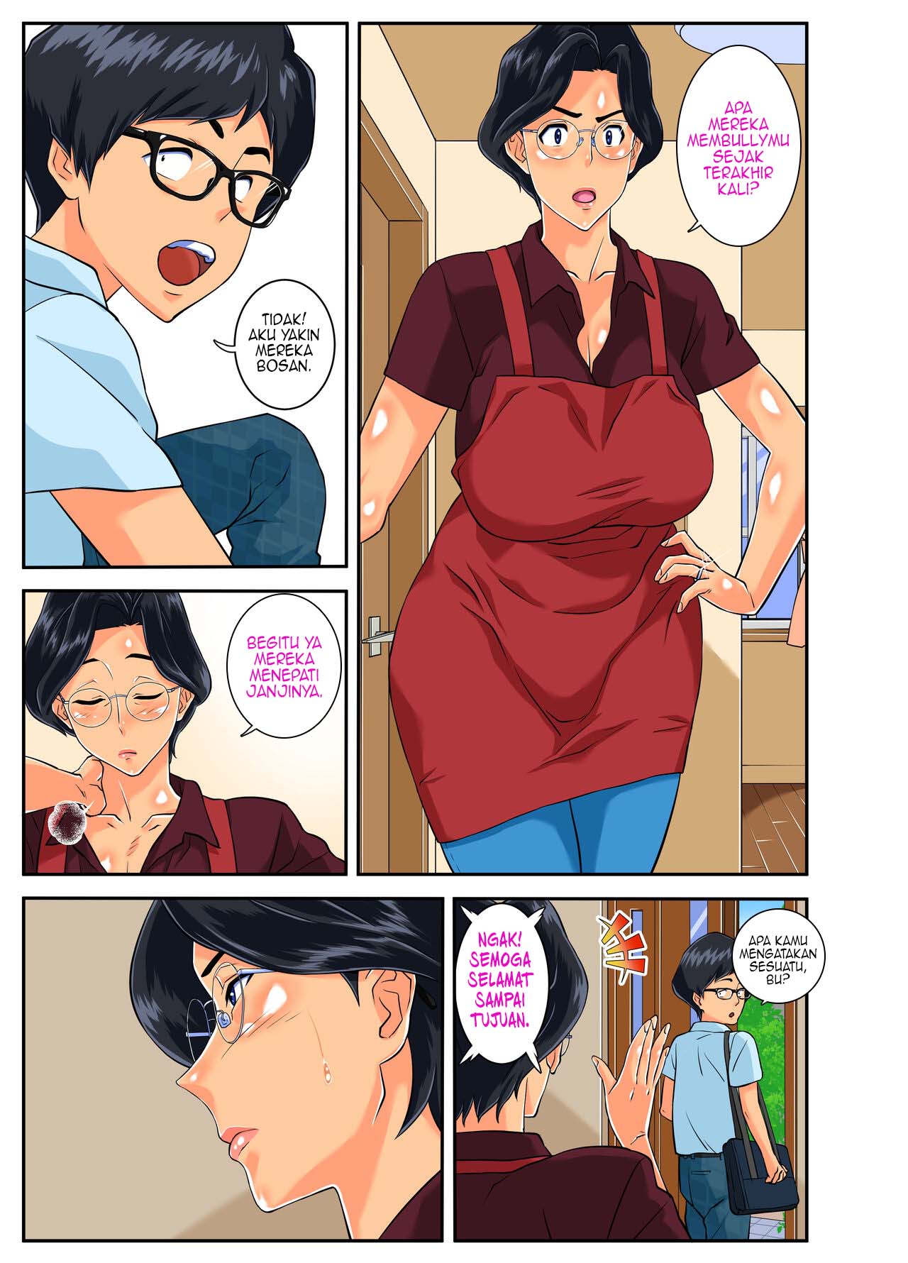 Musuko no Migawari ni Ijimekko ni Karada o Sashidasu Kimajime de Okatai Bakunyuu Mama! - Chapter 1 59