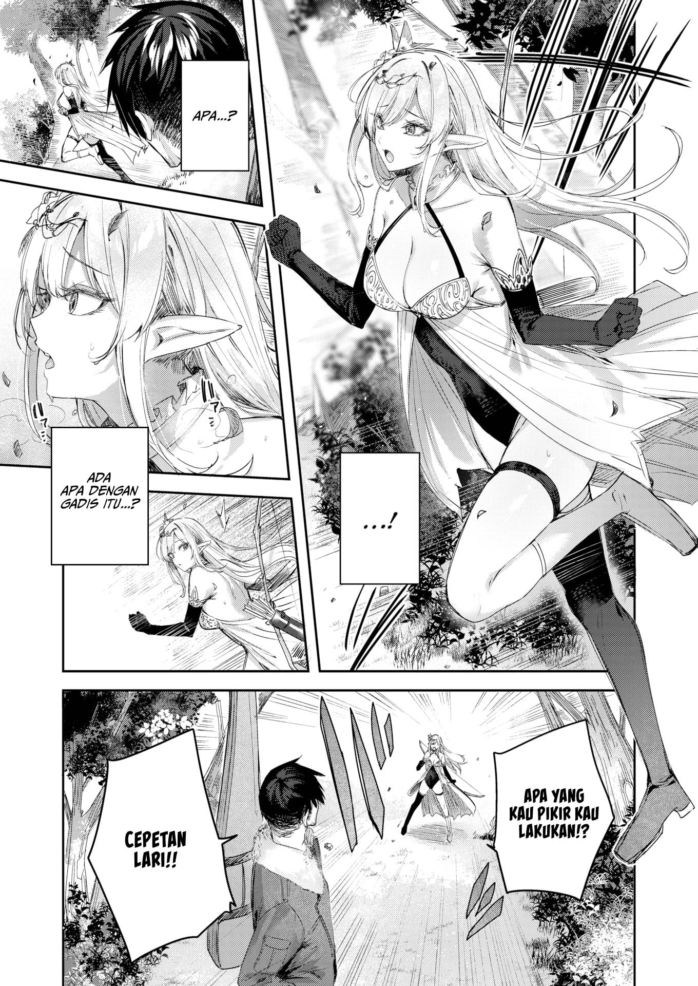 A Bachelor Hunter&#8217;s Encounter in the Elven Forest - Chapter 1 4
