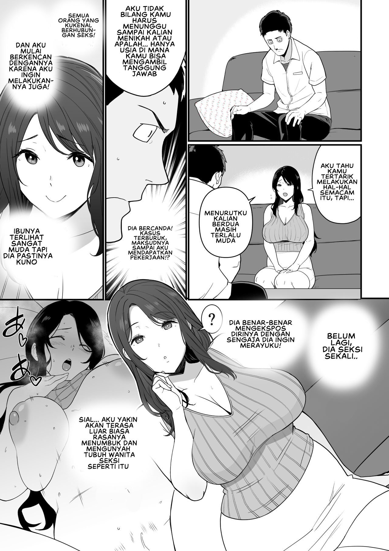 Kanojo no Mama ga H Sugite Gaman Dekinai - Chapter 1 9