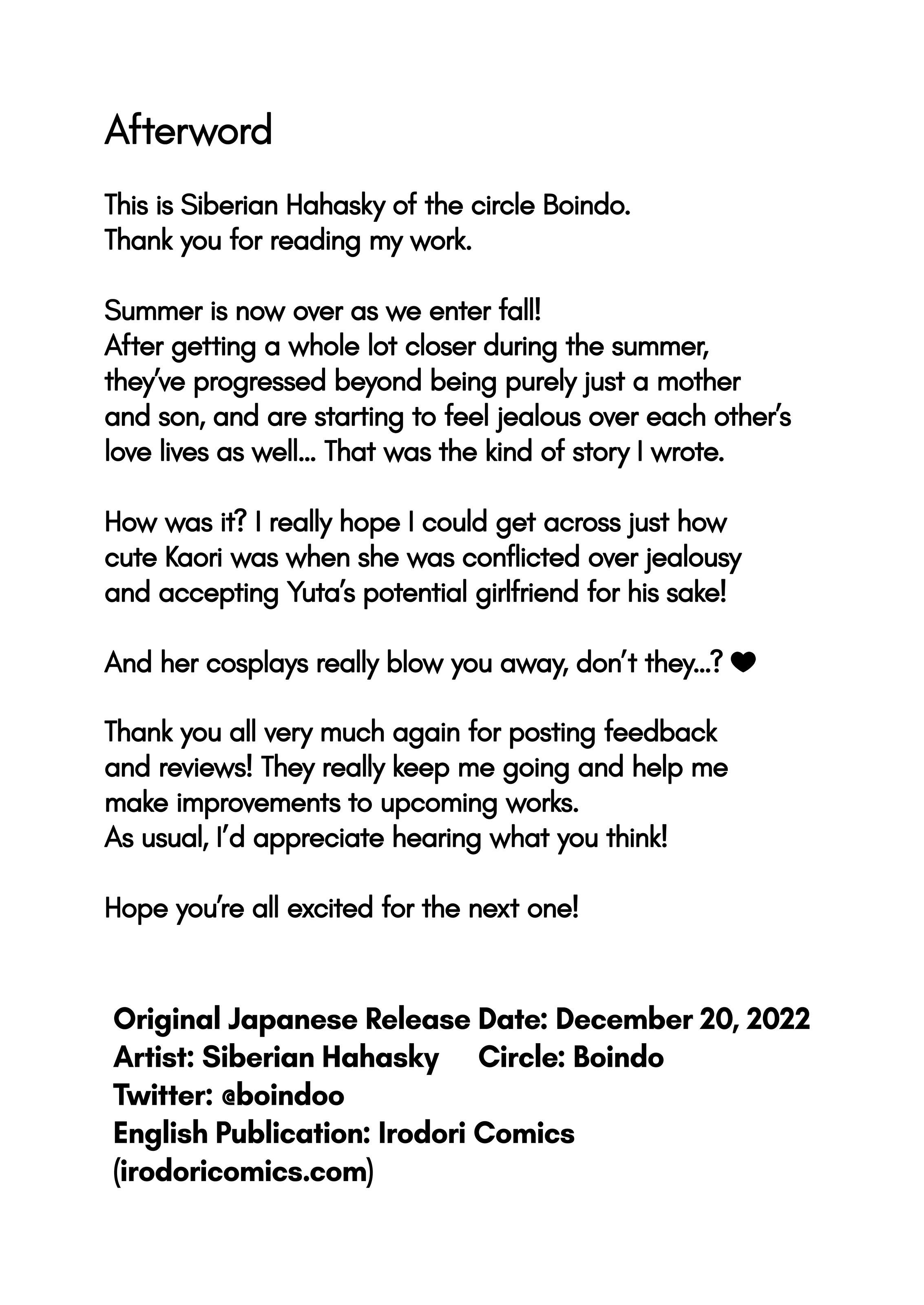 Boku no Kaa-san de, Boku no Suki na Hito - Chapter 6 63 Boku no Kaa-san de, Boku no Suki na Hito - Chapter 6 63