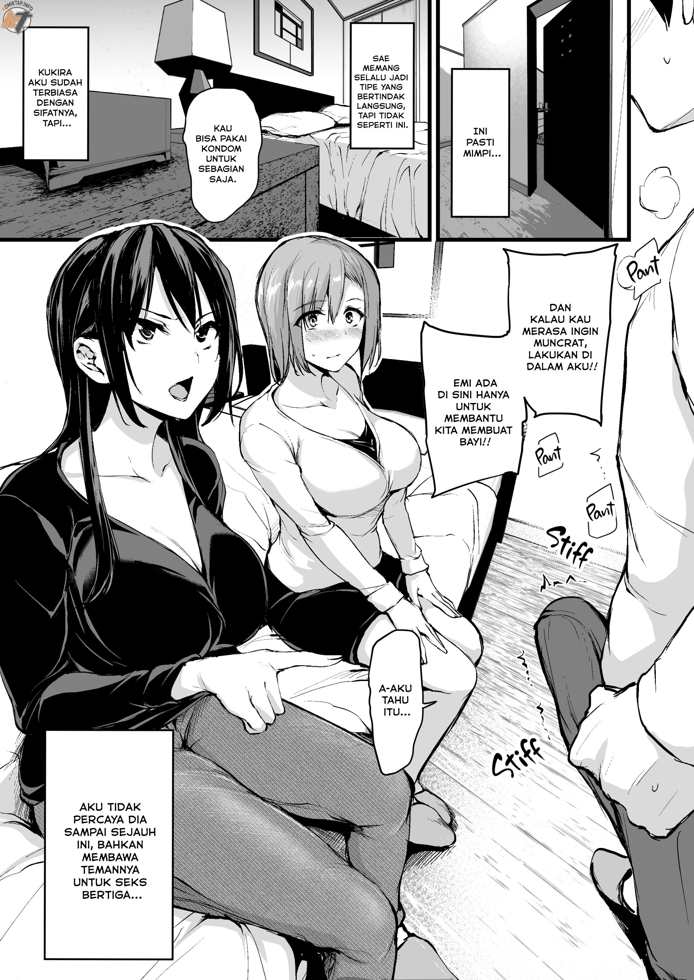 Kyonyuu Ga Futariinai To Bokkishinai Otto No Tame Ni Tomodachi O Tsuretekita Tsuma - Chapter 1 9