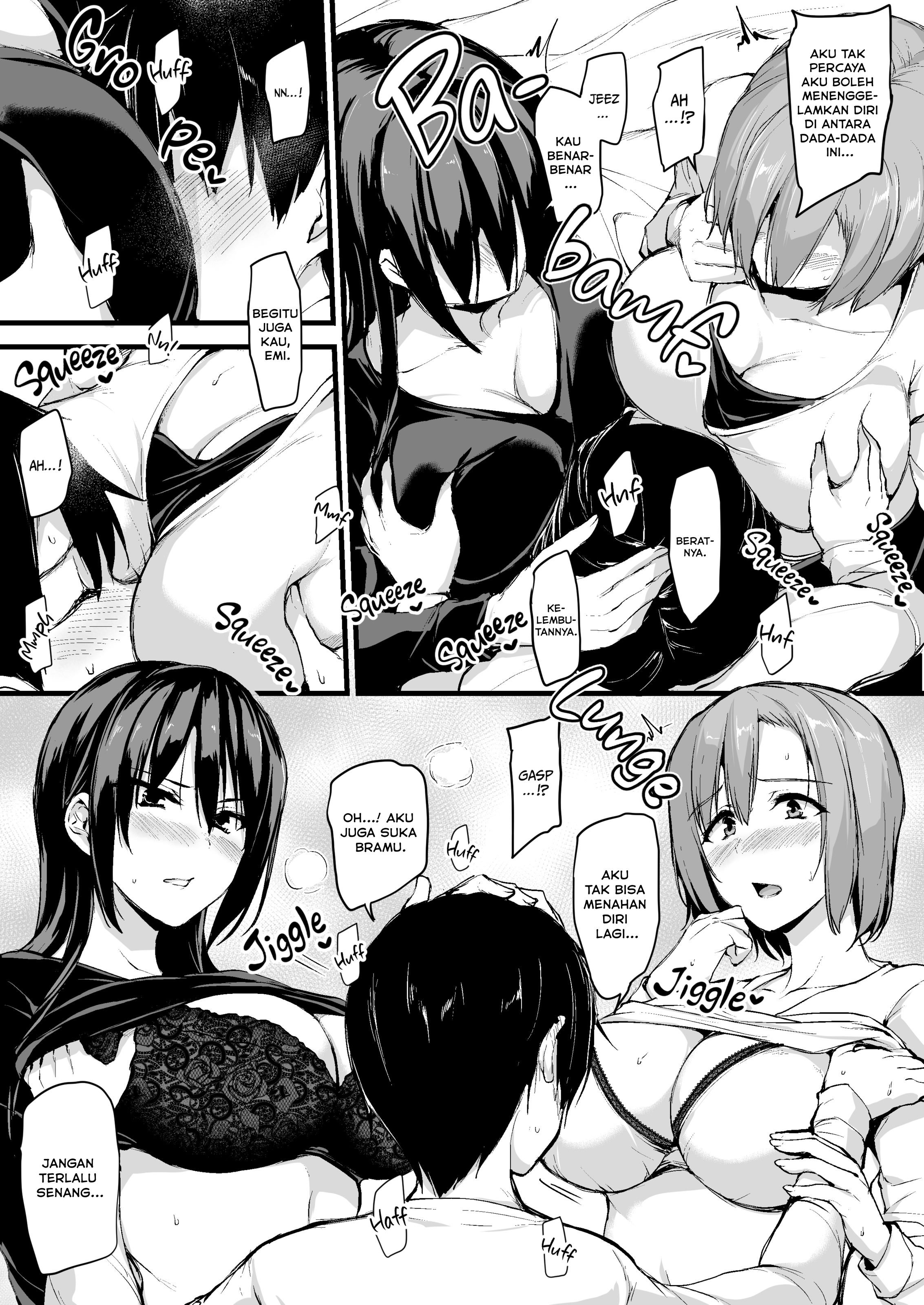 Kyonyuu Ga Futariinai To Bokkishinai Otto No Tame Ni Tomodachi O Tsuretekita Tsuma - Chapter 1 11