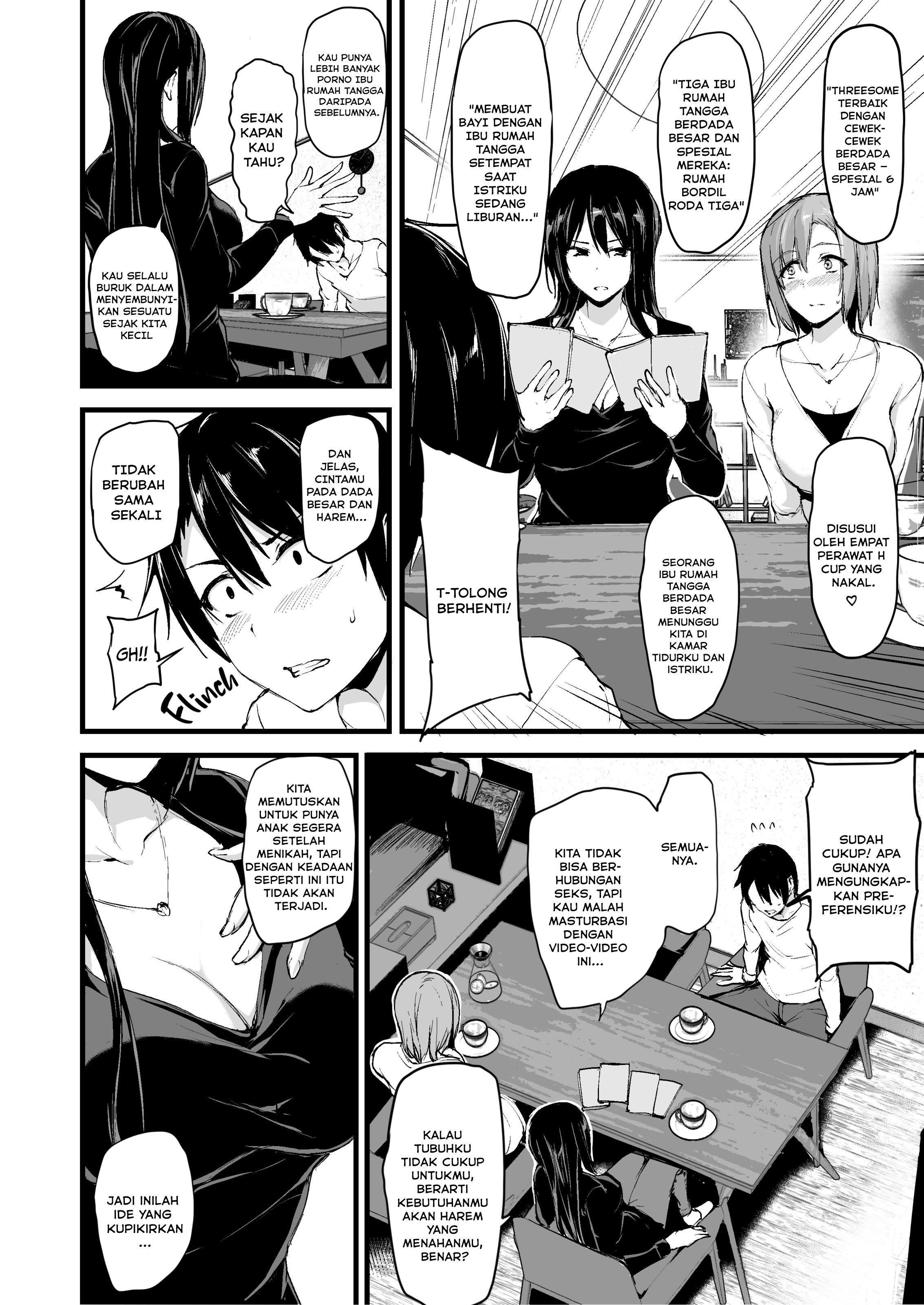 Kyonyuu Ga Futariinai To Bokkishinai Otto No Tame Ni Tomodachi O Tsuretekita Tsuma - Chapter 1 6