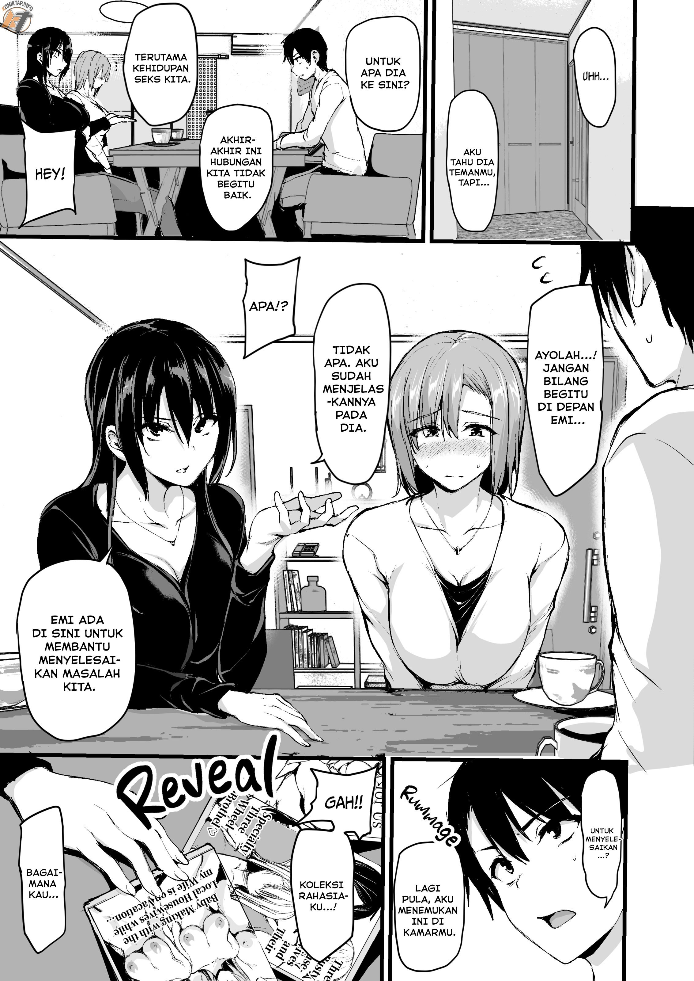 Kyonyuu Ga Futariinai To Bokkishinai Otto No Tame Ni Tomodachi O Tsuretekita Tsuma - Chapter 1 5