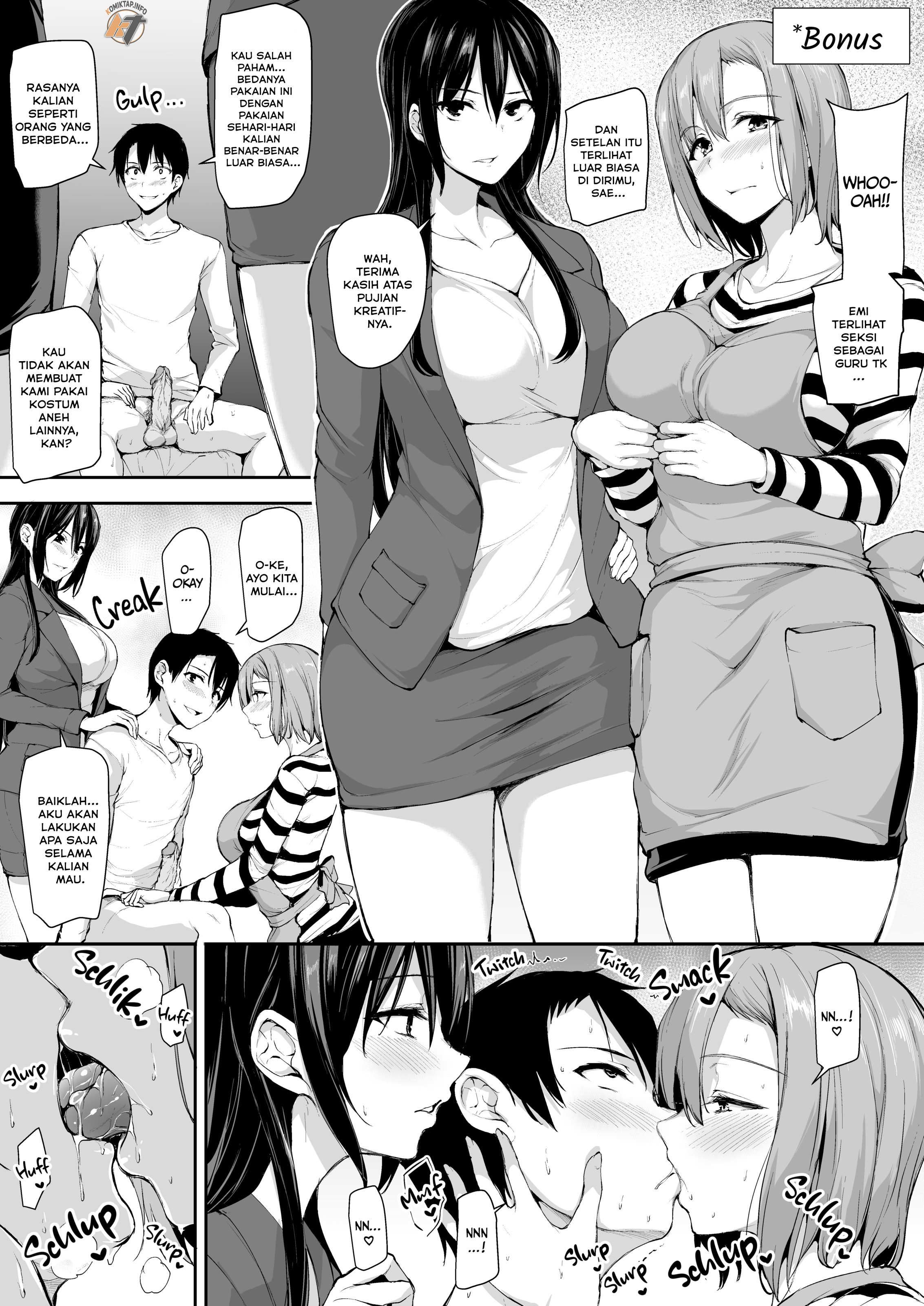 Kyonyuu Ga Futariinai To Bokkishinai Otto No Tame Ni Tomodachi O Tsuretekita Tsuma - Chapter 1 57