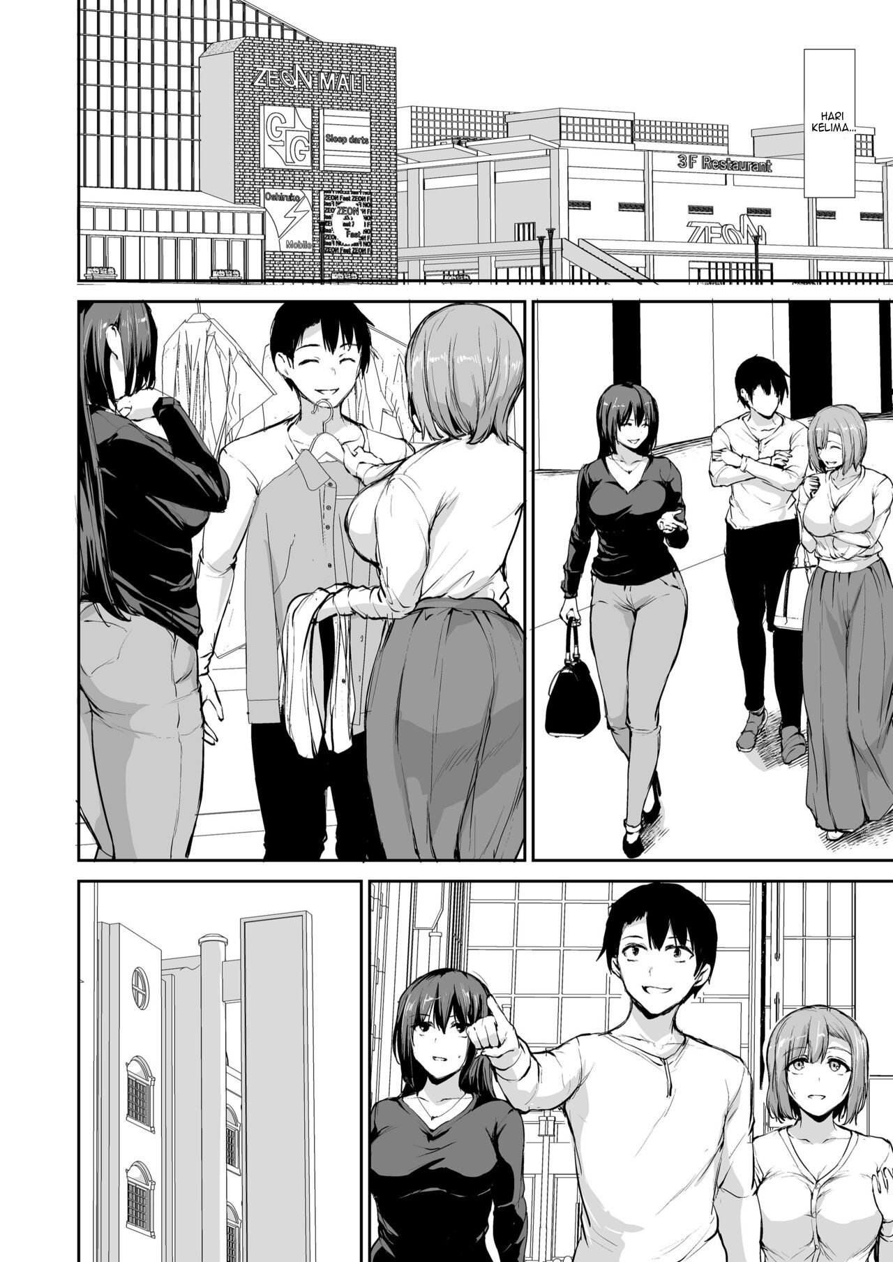 Kyonyuu ga Futari Inai to Bokki shinai Otto no Tame ni Tomodachi wo Tsurete kita Tsuma - Chapter 3 56